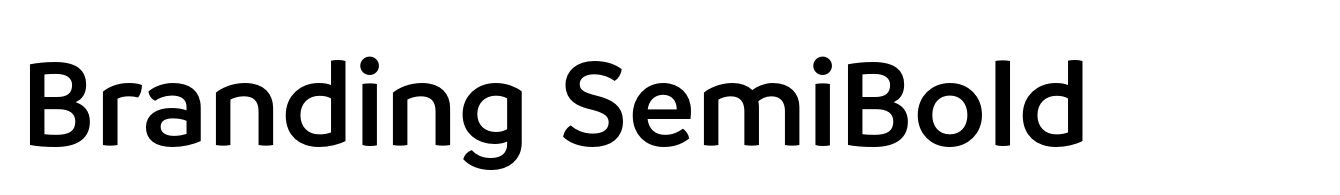 Branding SemiBold